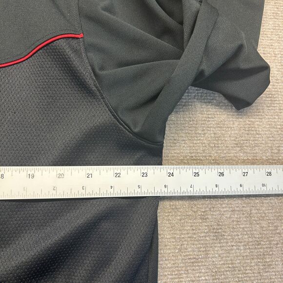 Jordan Nike Dri-Fit Jacket Men's Large Full Zip Mock Track Warm-up Black Bred - Picture 12 of 15
